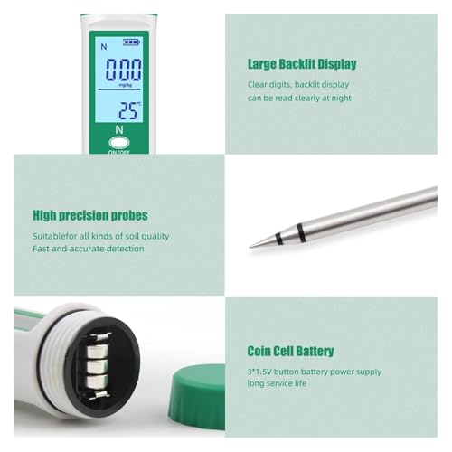 NPK Meter Testeur d'azote phosphore potassium YG-08 pour analyse de sol - 8