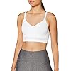 Under-Armour-Womens-Seamless-Low-Impact-Long-Bra Under Armour Women's Seamless Low Impact Long Sports Bra , White (100)/Halo Gray , X-Large