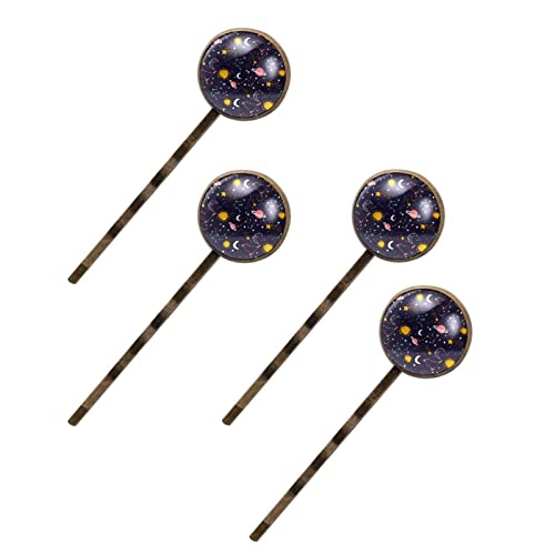 Accessoires cheveux élégants planète lune et étoiles zodiaque