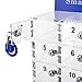 Acrylic Cell Phone Storage Cabinet 24 Slots Cell Phone Lockers for Employees Phone Chart Storage Organizer Box with 48* Keys for Office Classroom School, 16.5 * 7.5 * 16.5in