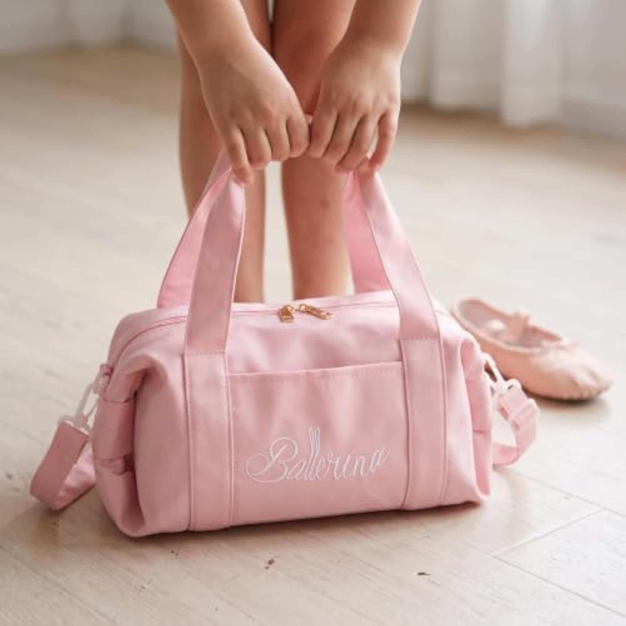 Children's Dance Bag for Dance Shoes & Apparel, Purple
