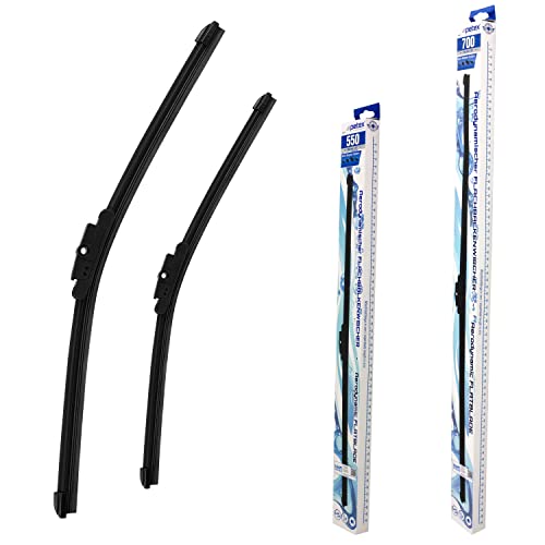 Essuie-glaces 700 mm et 550 mm : balais avant de rechange pour pare-brise auto