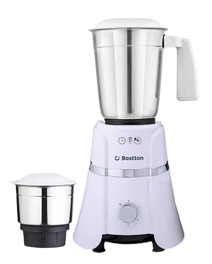 Bostton Queen Super Pro, 750 Watt Mixer Grinder, Copper Winded Motor, 2 Jar, 2 Year Warranty
