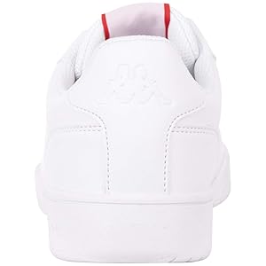 Amazon.com | Kappa Unisex Marabu Sneaker, White Red 1020, 7
