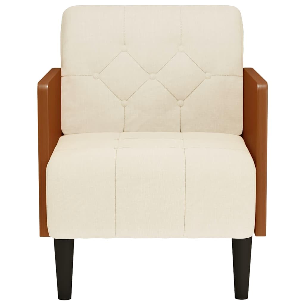 Générique Fotel lniany z podłokietnikami 55 cm
