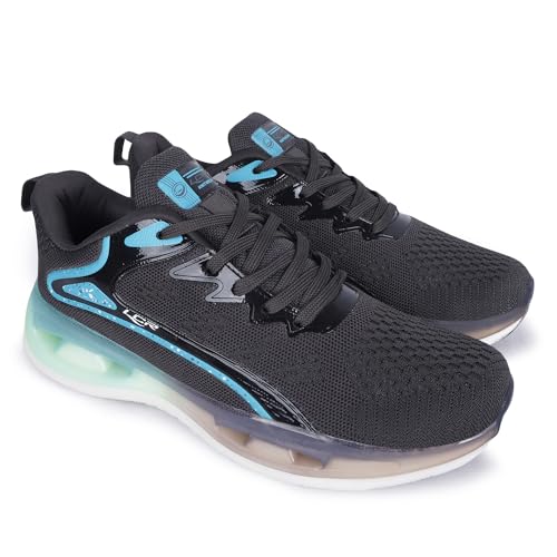 Image of Lancer Mens PLATINUM-41DGR-CGRN Grey Running Shoe, 8