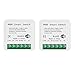 LEBENSFROH Smart Switch Smart WiFi Schalter Lichtschalter Relais Modul Fernbedienung mit Smart Life, Google Home, Sprachsteuerung mit Alexa, Google Assistant, 16A (2PCS)