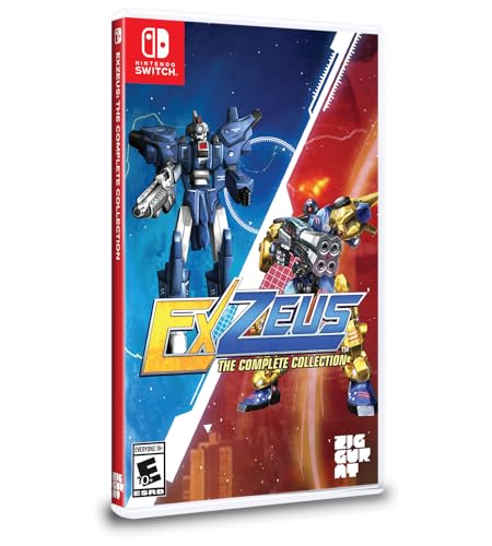 ExZeus: The Complete Collection Nintendo Switch, videojuego de disparos y robots en formato físico