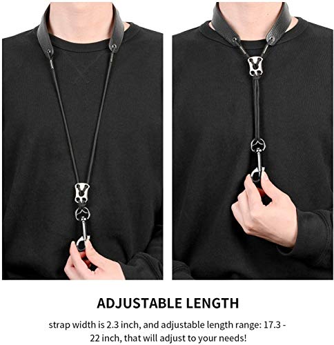 BestSounds-Premium-Saxophone-Strap-Genuine-Leather-Sax-Neck-Strap-with-Soft-Thick-Pad-for-Soprano-Tenor-Alto-Sax-and-Clarinets-Oboes-Black