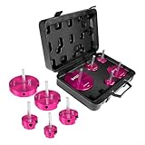 Trayne Alésoir de tuyau PPR 5 pièces en carbure avec tige hexagonale de 3/8