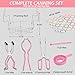 Canning Supplies Starter Kit with Stainless Steel Canning Rack and Accessories Tools, Includes Canning Jar lifter Tongs, Funnels,Lid lifter for Canning Pot, Water Bath& Pressure Canner