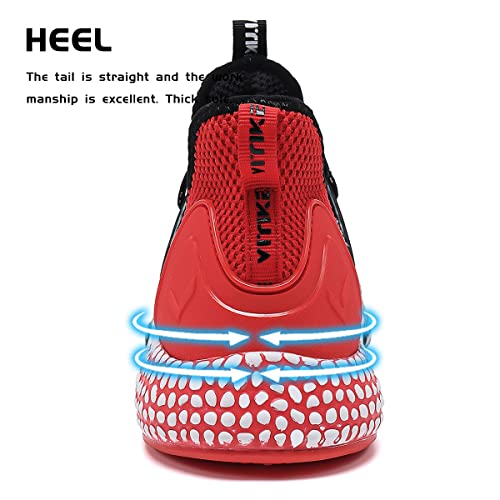 WETIKE Boys Girls Kids' Sneakers Sports Shoes Knitted Mesh Running Shoes for Kids Breathable Lightweight