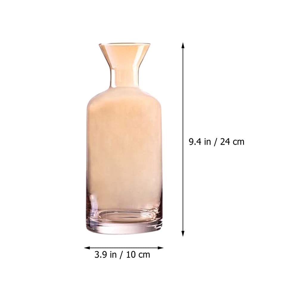 Cabilock Kit di Tazza in Vetro Trasparente Bollitore per Acqua Bottiglia per Tè Freddo Gadget da Cucina per Casa Ufficio Bar Ristorante Uso Quotidiano