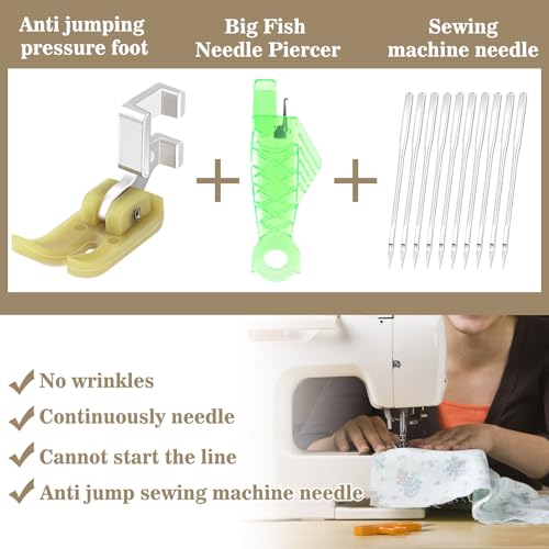 Pie prensatela para máquina de coser 10 mm bajo brazo miniatura 3