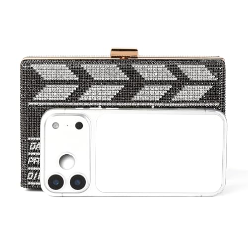 Image of Women Retro Crossbody Bag Rhinestone Fun Unique Evening Clutch Purses for Women