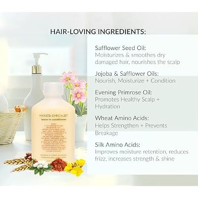 Mixed Chicks Curl Defining & Frizz Eliminating Leave-In Conditioner, 6.7 fl.oz.