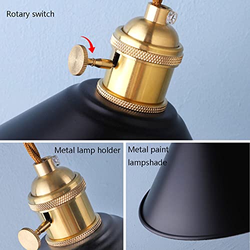 Applique murale moderne multicolore E27 luminaire réglable pour salon - 7