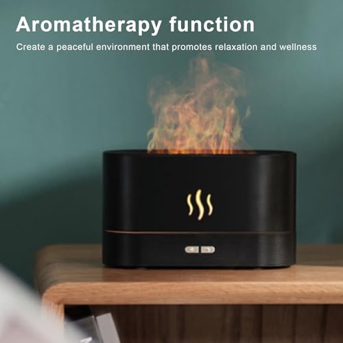 Difusor aromático eléctrico Haofy Flame 180ml USB miniatura 2
