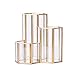 Produktbild 3 Klar Acryl Runde Rohr Halter Kreative Multifunktions Hexagon Make-Up Pinsel Vase Pinsel Pot Stifthalter Schreibwaren Lagerung Stift Container Schreibtisch Dekoration