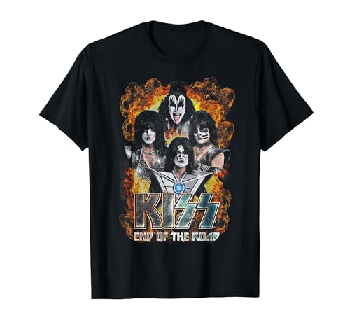 Image of KISS - Exclusive Official End Of The Road Tour, BOISE T-Shirt, Men, Black, Large