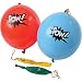 U.S. Toy Lot Of 12 Assorted Color Comic Book Super Hero Design Punch Balloons,blue, red, yellow, green