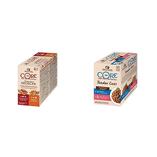 Grain Free Recipes That Are Too Delicious and Healthy To Pass On!: A Complete Cookbook of Gluten Free Grain Free Cookbook 3 Wellness CORE Signature Selects, Katzenfutter nass in Sauce, getreidefrei, hoher Fleischanteil, Chunky Selection Mix, 8 x 79 g & Tender Cuts, Katzenfutter nass in Sauce, getreidefrei, 6 x 85 g