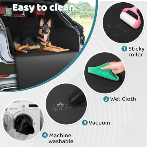 Protector de maletero para perro ideal en VW T-Roc para viajes limpios 5