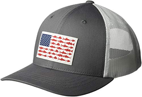 Columbia Kids & Baby Snap Back Hat, Titanium/Fish Flag, One Size