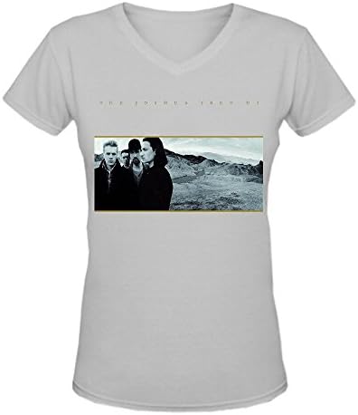 Bunny Angle U2 The Joshua Tree Sexy Women's V Neck Tee Shirt