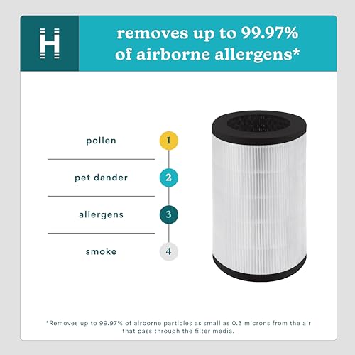 HoMedics TotalClean 3-in-1 True HEPA Filter Replacement for Air Purifier HoMedics AP-T40, AP-T40WT, AP-T43-WT, AP-T45-BK and AP-T45-WT, True HEPA Filter Removes Up to 99.97% of Airborne Particles - Image 5