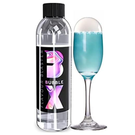 Bubble X Decorative Bubbles for Cocktails Bubble Mixture (6 oz, Pack of 1), Bursting Bubbles and Smoke Bubbles for Drinks and Cocktails - Bartender Accessories - Works with Bartender Bubble Gun