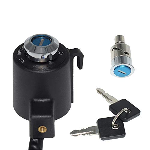 Motorcycle Ignition Switch Lock Set Assembly with Wires +2 Keys Compatible with Harley Davidson Sportster XL 883 XL883 1999-2005 XL1200 1996-2003 48154-05A / 71441-94