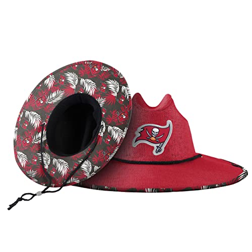 Image of Tampa Bay Buccaneers NFL Team Color Straw Hat