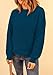 PRETTYGARDEN Fall Sweaters for Women 2025 Fashion Long Sleeve Casual Ribbed Knit Winter Clothes Pullover Jumper Tops (Lake Blue,X-Large)