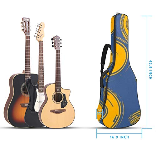 Housse de guitare acoustique avec poignée rembourrée et bandoulière pour guitare avec rotation dorée - Les Beatles, Paul McCartney, John Lennon, RIngo Starr, George Harrison Housse de guitare acoustique avec poignée rembourrée et bandoulière pour guitare avec rotation dorée – Image 6