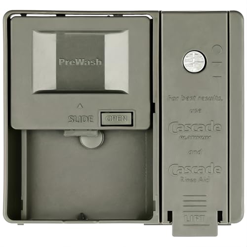 PartsBroz W10861000 Detergent Dispenser - Compatible With Whirlpool KitchenAid Maytag Amana Dishwasher - Replaces AP5999391 PS11731570 WDT730PAHZ0 WDT970SAHZ0 WDT750SAHZ0 WDTA50SAHZ0 WDT780SAEM1