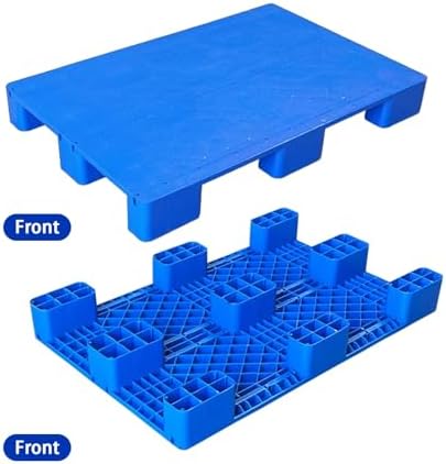 Heavy-Duty Moisture-Proof Plastic Pallets for Basement & Warehouse Storage, Waterproof Indoor/Outdoor Use, Durable Space-Saving Solution for Supermarkets