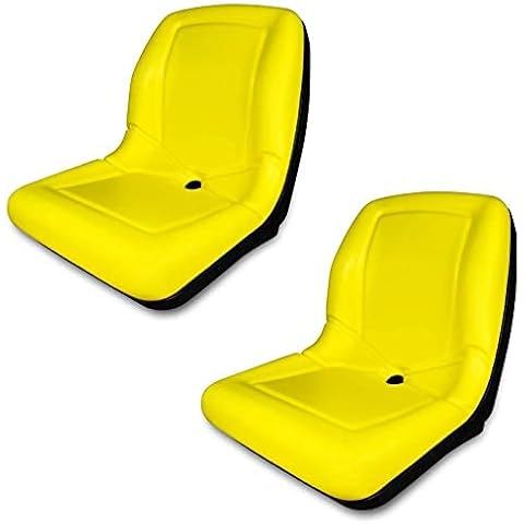 TRAC SEATS (2 Seats) Yellow Seat for John Deere Gator CS TS TX 4X2 AM133476 - High Back Seats Cover