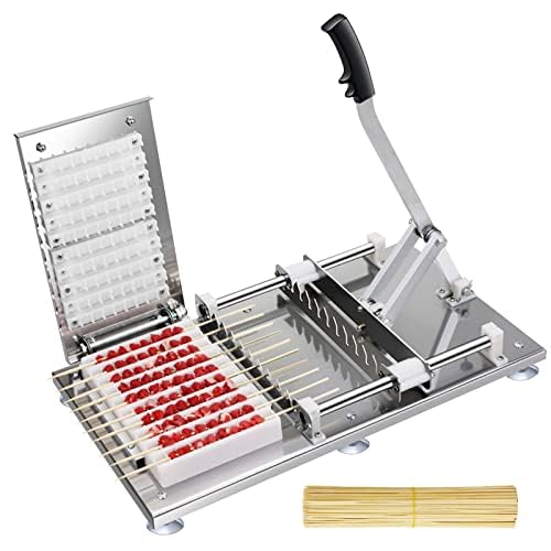 Brocheta De Acero Inoxidable para Kebab: Brochetas Fáciles para Asar Y Cocinar Al Aire Libre.