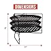 Chef Pomodoro Pizza Baking Set with 3 Pizza Pans and Pizza Rack, (11-Inch Pans), Non-stick Perforated Pizza Trays for Oven, Grill, Pizza Pan with Holes, Pizza Pan for Oven, Barbeque, Bakeware Supplies