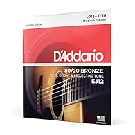 PRECISION WOUND - D’Addario 80/20 Bronze acoustic guitar strings are precision wound over a hexagonal high carbon steel core. BOLD, BRIGHT SOUND - The 80/20 Bronze wrap wire provides bold, bright acoustic sound, with crisp projection that fills the r...