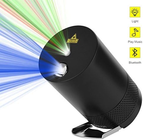 LED Projector Laser Lights NiceHyacinth Party Laser Lights Projector For House with Bluetooth Speaker,Voice-Activated Rhythm Light Perfect for DJ Disco Party Home Show Birthday Party Stage and Camping