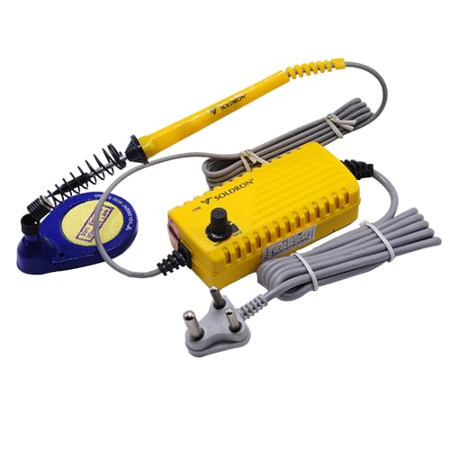 Image of SOLDRON SMPS Micro Soldering Station, Variable Wattage, ESD Safe, with Stand and Sponge