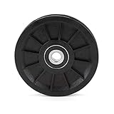 Portante de carga: 185 kg X-BAOFU, 1pc 10 * 90 * 11,5 mm de 9 cm Rueda de Nylon, U Groove V Ranuras Roller Polea, Guía de cojinete de Cuerda de Alambre de Ruedas, Ascensor de elevación de Rueda (Color : 9cm)