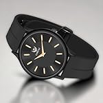 LORENZ-Slim-Case-Analog-Watch-with-Black-Silicone-Magnetic-Adjustable-Strap-Watch-for-Men-Women