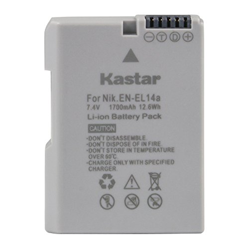 Kastar Battery (4-Pack) For Nik En-El14, En-El14A, Mh-24 And Coolpix P7000, P7100, P7700, P7800, D3100 Dslr, D3200 Dslr, D3300 Dslr, D5100 Dslr, D5200 Dslr, D5300, D5500 Dslr, Df Dslr Cameras #TOP1