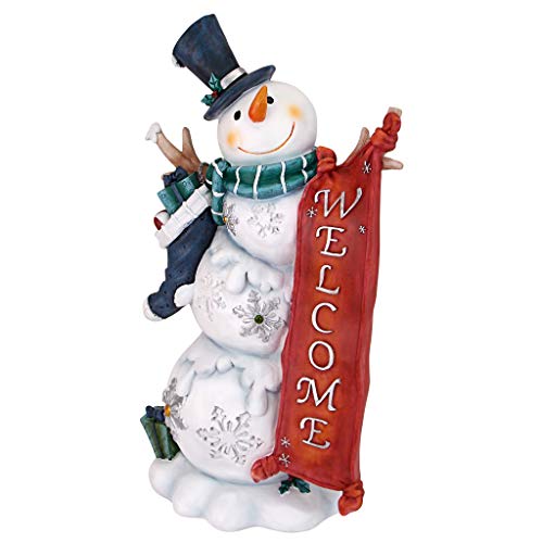 Design-Toscano-QM18002-Avalanche-The-Welcome-Snowman-Statue-17-Full-Color Design Toscano QM18002 Avalanche The Welcome Snowman Statue 17 Full Color