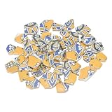 Maneja Con Cuidado Los Mosaicos De Cerámica Para Evitar Dañar Los Bordes. No Hay Adhesivo En La Parte Trasera, Se Requiere Preparación Adicional Al Usar Los Mosaicos.