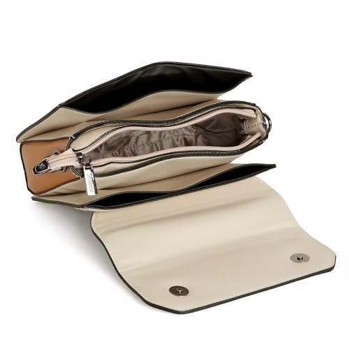 Image of EXOTIC Premium Embroidery Design Saddle Boxy Shoulder Bag for Women