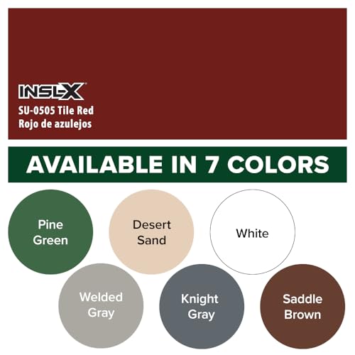 Image of INSL-X Sure Step Acrylic Anti-Slip Paint, Tile Red, 1 Gallon (Pack of 1)